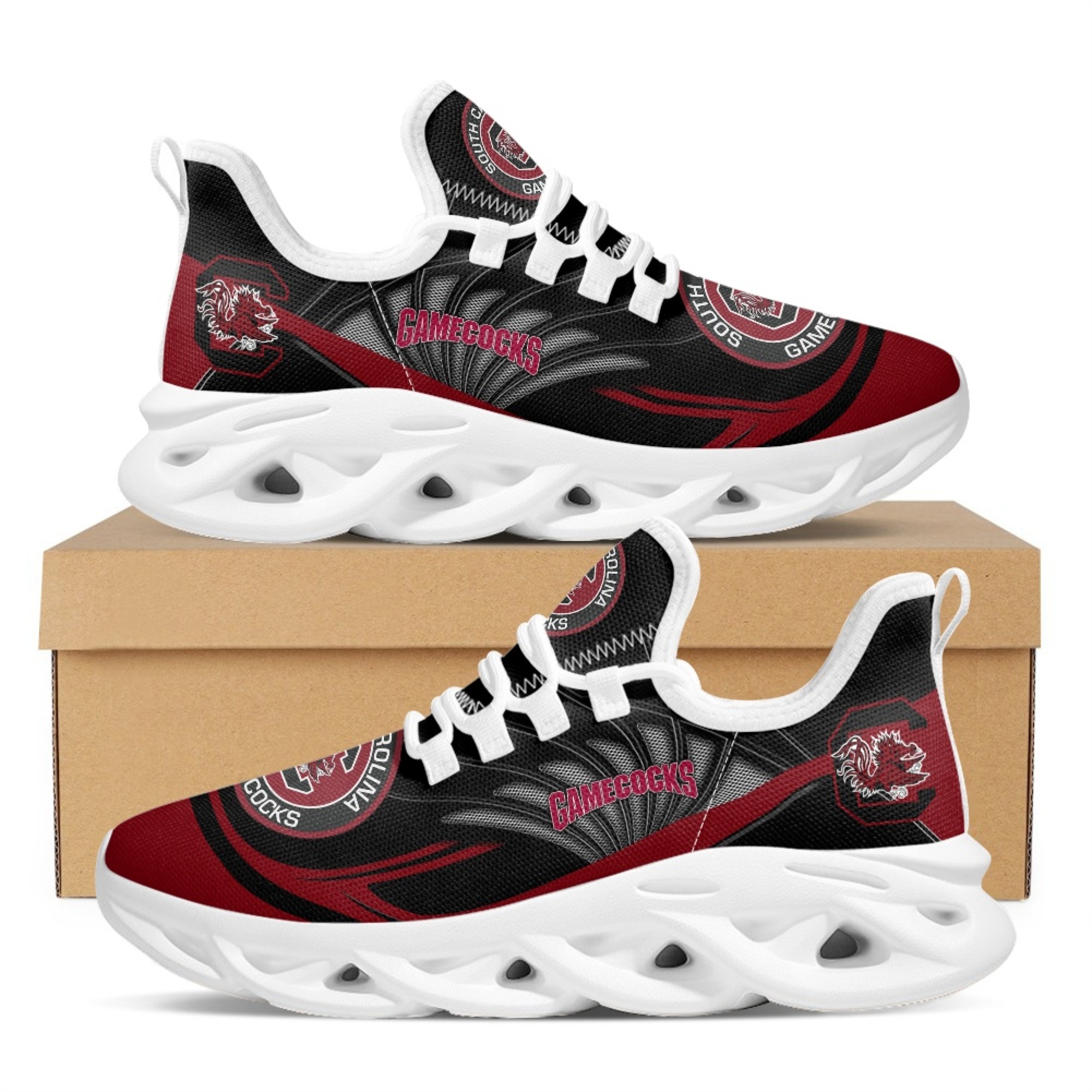 Men's South Carolina Gamecocks Flex Control Sneakers 0012561